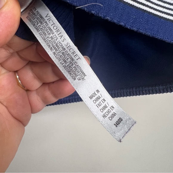 Victoria Secret Incredible Sport Bra 34DDD Wireless Padded Racerback High - Picture 9 of 12